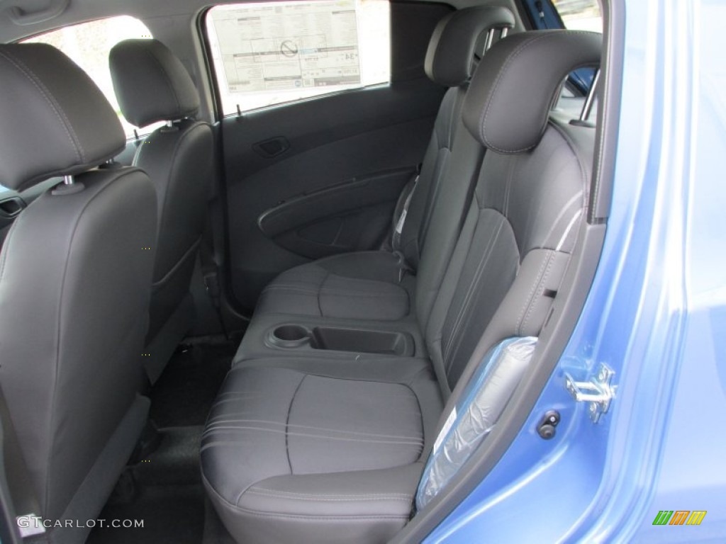 Silver/Blue Interior 2014 Chevrolet Spark LT Photo #88524141