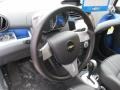 Silver/Blue 2014 Chevrolet Spark LT Steering Wheel