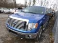 Blue Flame Metallic - F150 XLT SuperCab 4x4 Photo No. 3