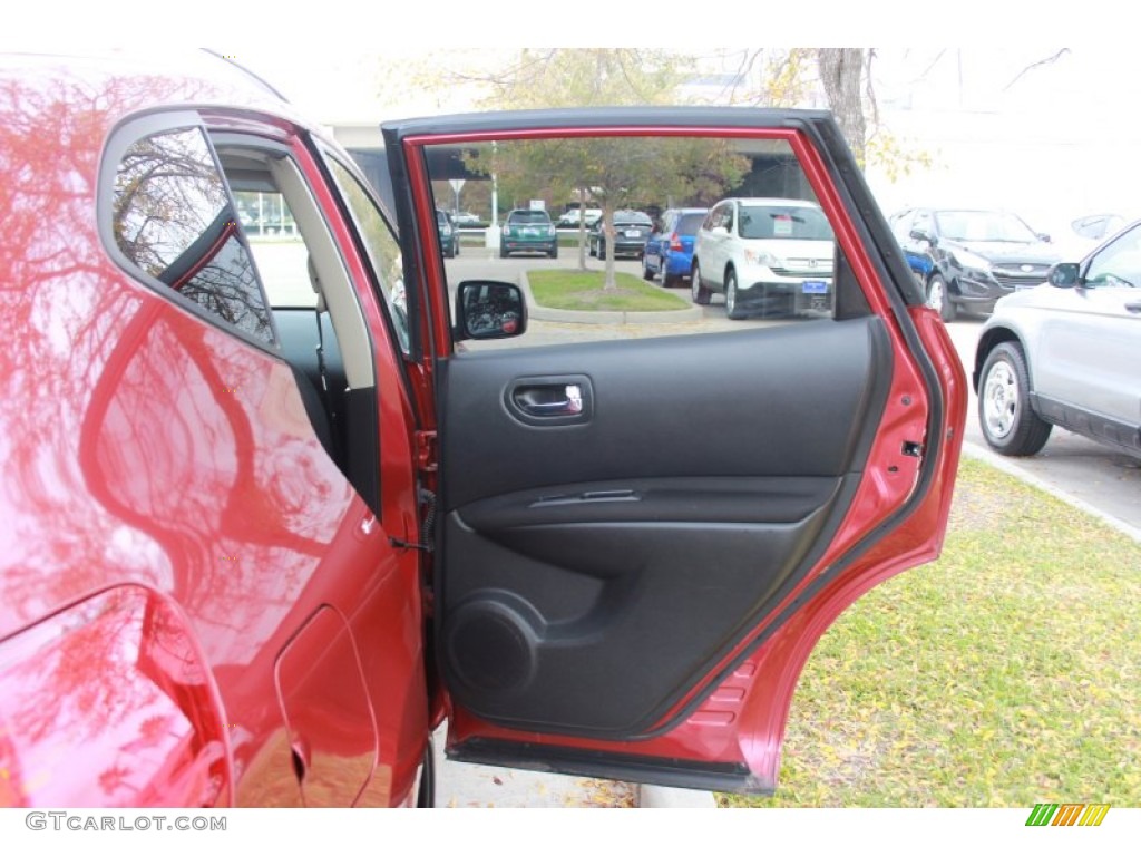 2008 Rogue SL - Venom Red Pearl / Black/Red photo #13