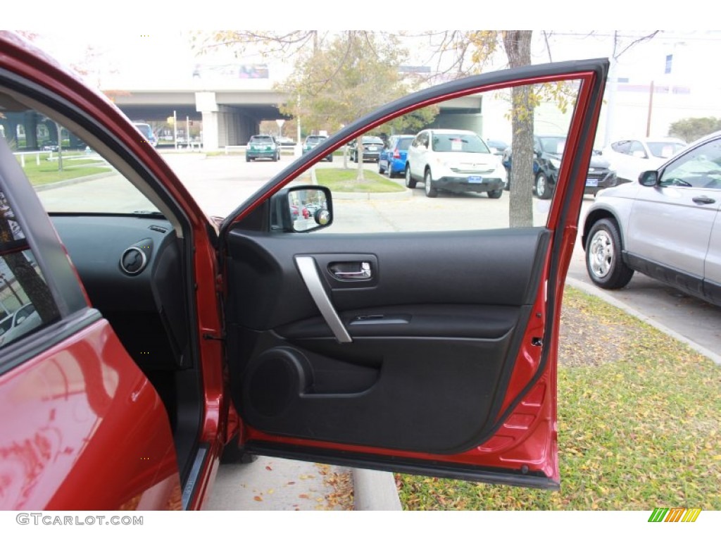 2008 Rogue SL - Venom Red Pearl / Black/Red photo #15