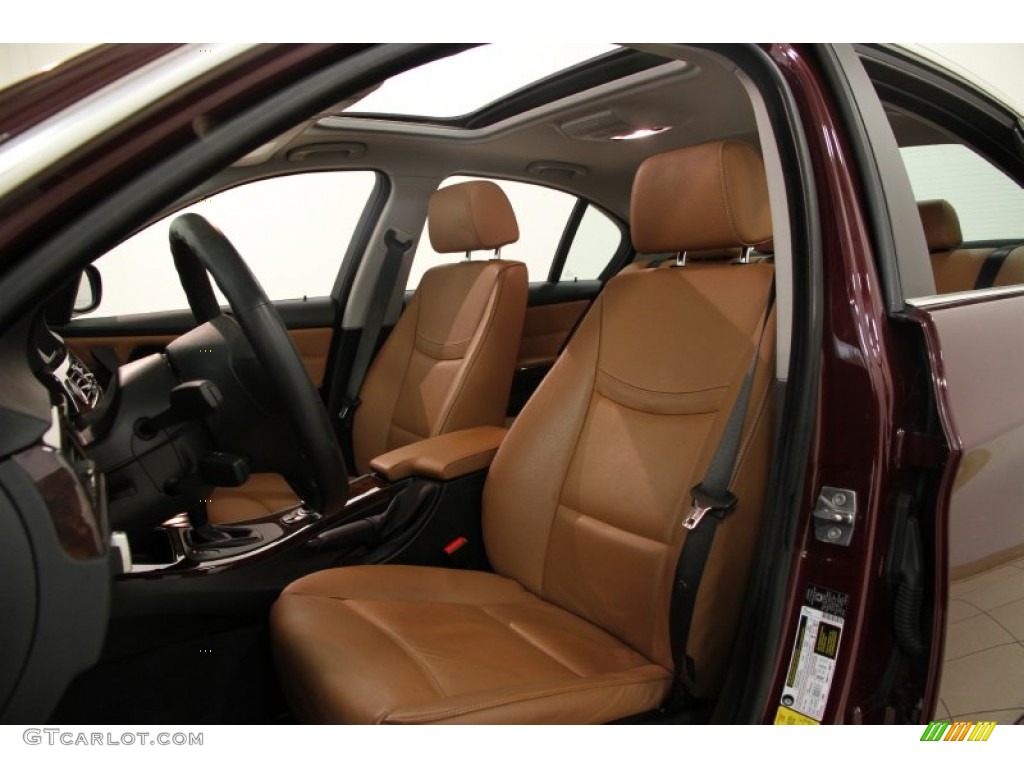 2009 3 Series 335xi Sedan - Barbara Red Metallic / Saddle Brown Dakota Leather photo #5