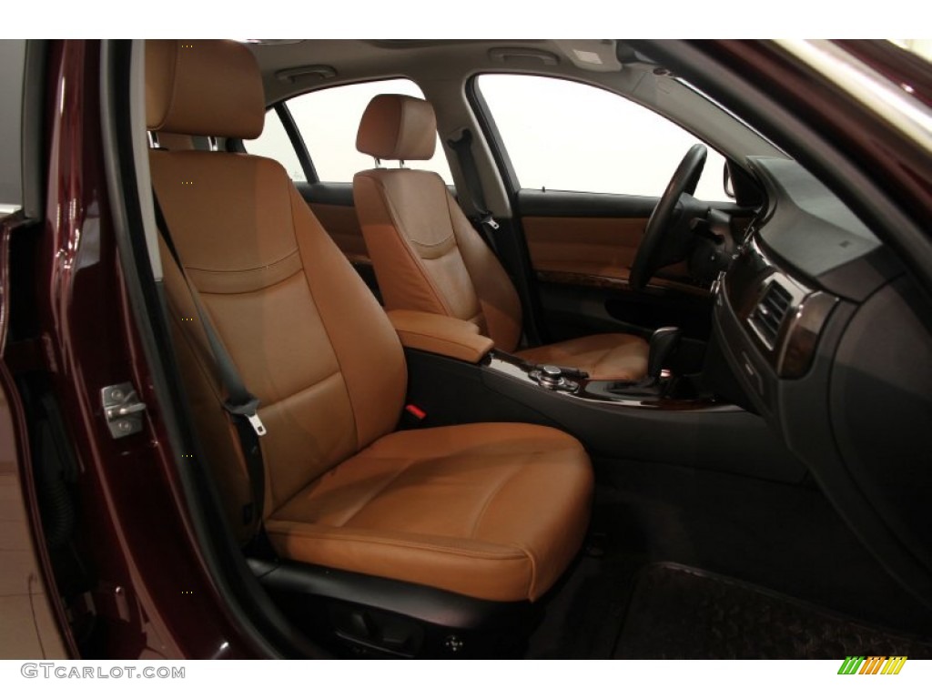 Saddle Brown Dakota Leather Interior 2009 BMW 3 Series 335xi Sedan Photo #88525800