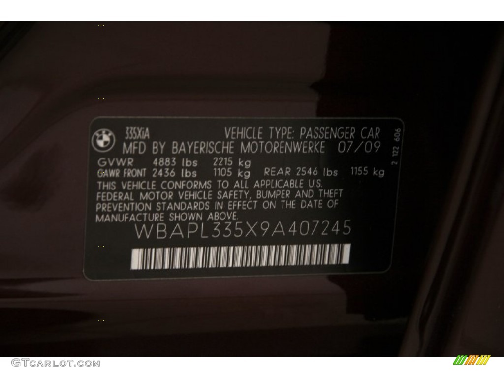 2009 3 Series 335xi Sedan - Barbara Red Metallic / Saddle Brown Dakota Leather photo #25