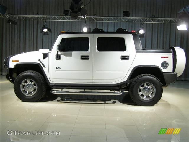 2005 H2 SUT - White / Ebony Black photo #18