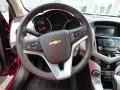 Cocoa/Light Neutral Leather 2011 Chevrolet Cruze LTZ Steering Wheel