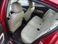 2011 Chevrolet Cruze Cocoa/Light Neutral Leather Interior Rear Seat Photo