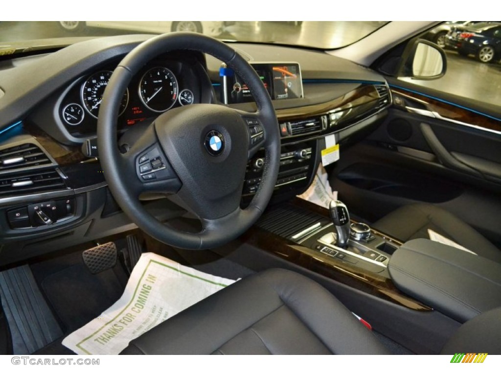 Black Interior 2014 BMW X5 sDrive35i Photo #88528212