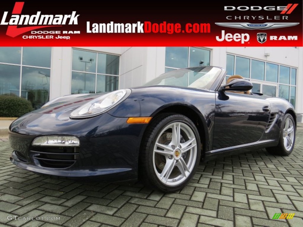 2009 Boxster  - Midnight Blue Metallic / Sand Beige photo #1