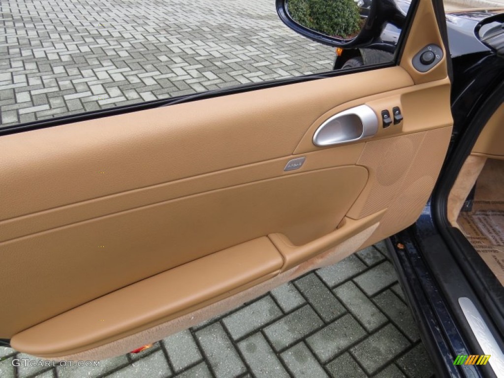 2009 Porsche Boxster Standard Boxster Model Sand Beige Door Panel Photo #88528881