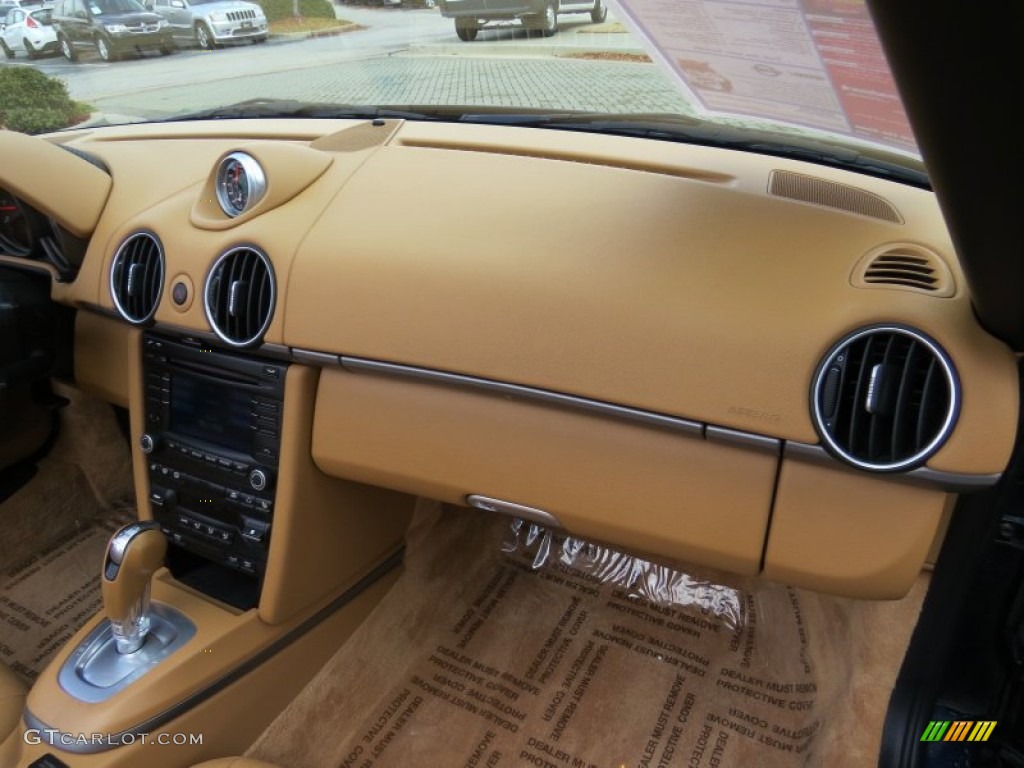 2009 Porsche Boxster Standard Boxster Model Sand Beige Dashboard Photo #88528962