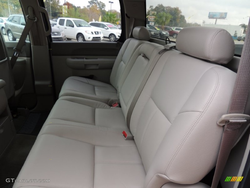 2010 Sierra 1500 SLE Crew Cab - Pure Silver Metallic / Dark Titanium/Light Titanium photo #10