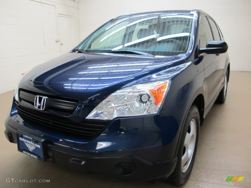 2007 CR-V LX 4WD - Royal Blue Pearl / Gray photo #3
