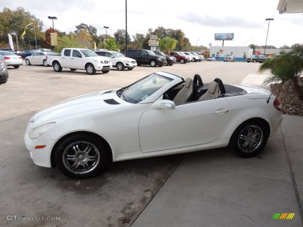 2006 SLK 280 Roadster - Alabaster White / Beige photo #3