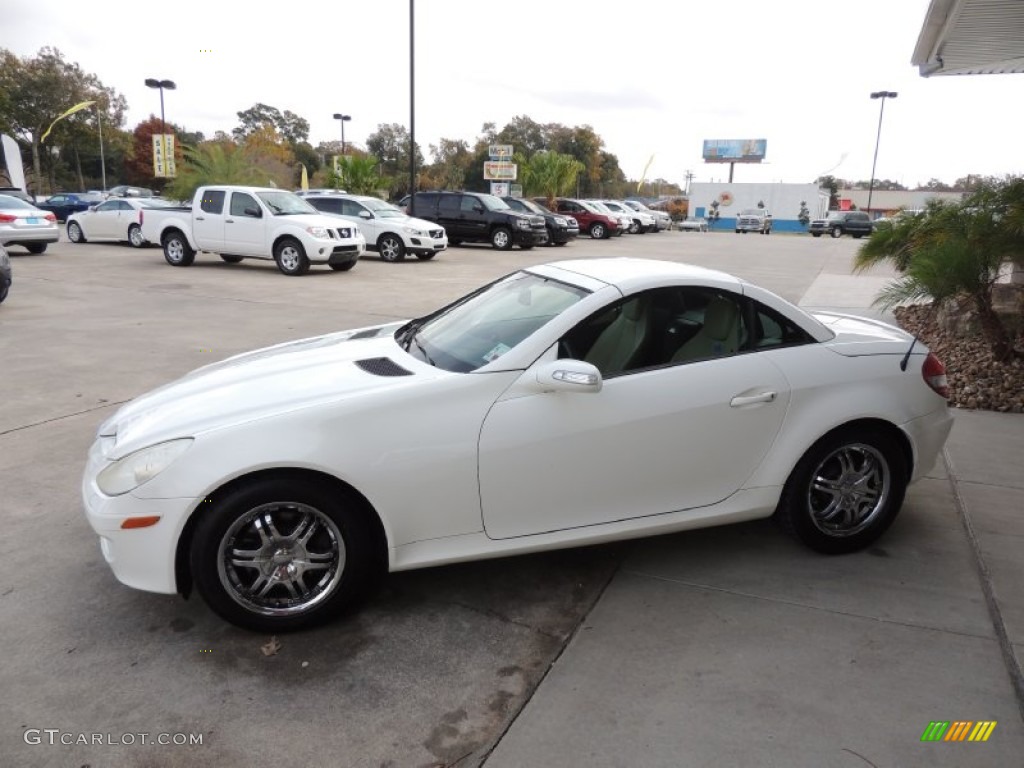 2006 SLK 280 Roadster - Alabaster White / Beige photo #4