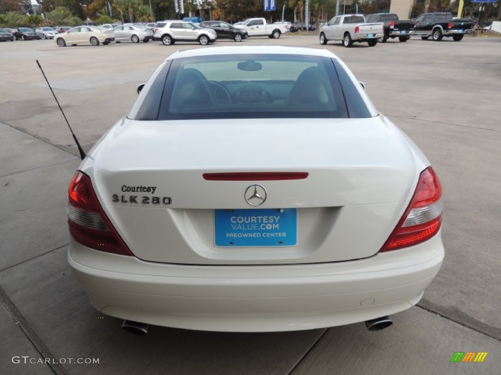 2006 SLK 280 Roadster - Alabaster White / Beige photo #5