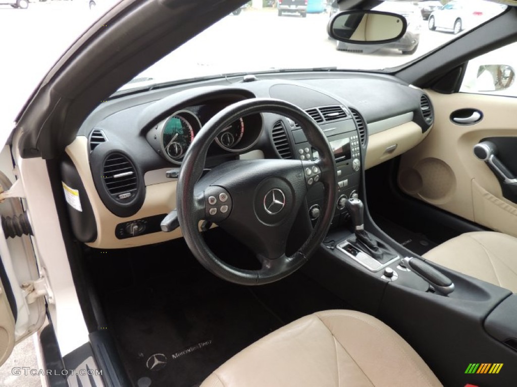 2006 SLK 280 Roadster - Alabaster White / Beige photo #9