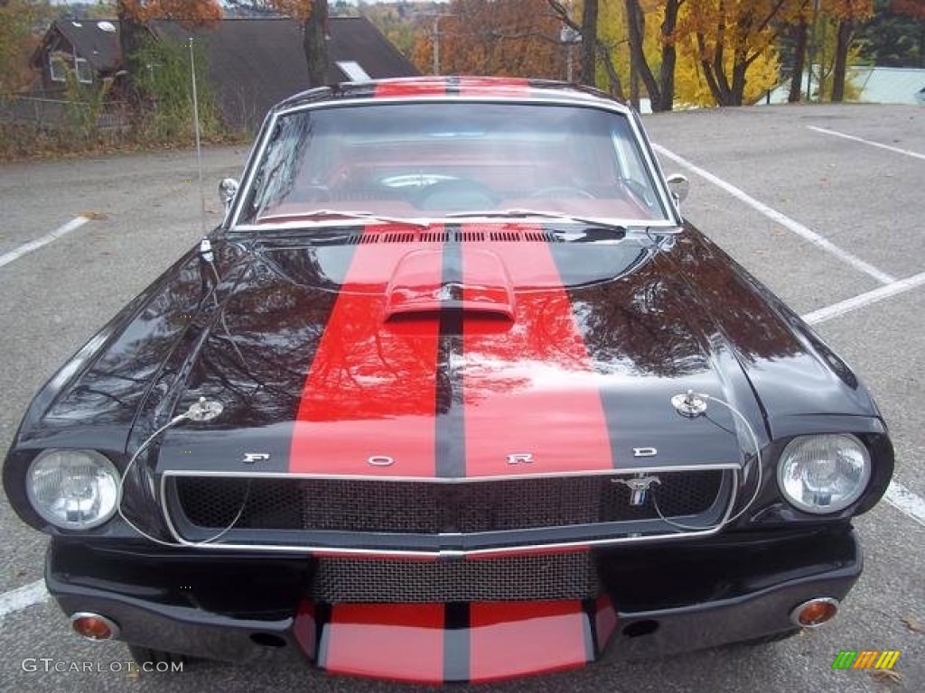 1965 Mustang Fastback - Raven Black / Red photo #2