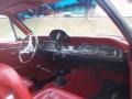 Red 1965 Ford Mustang Fastback Dashboard