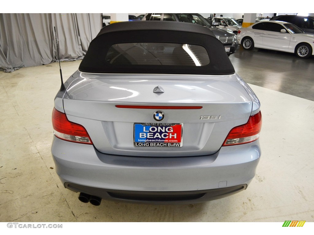 2009 1 Series 135i Convertible - Blue Water Metallic / Grey Boston Leather photo #8