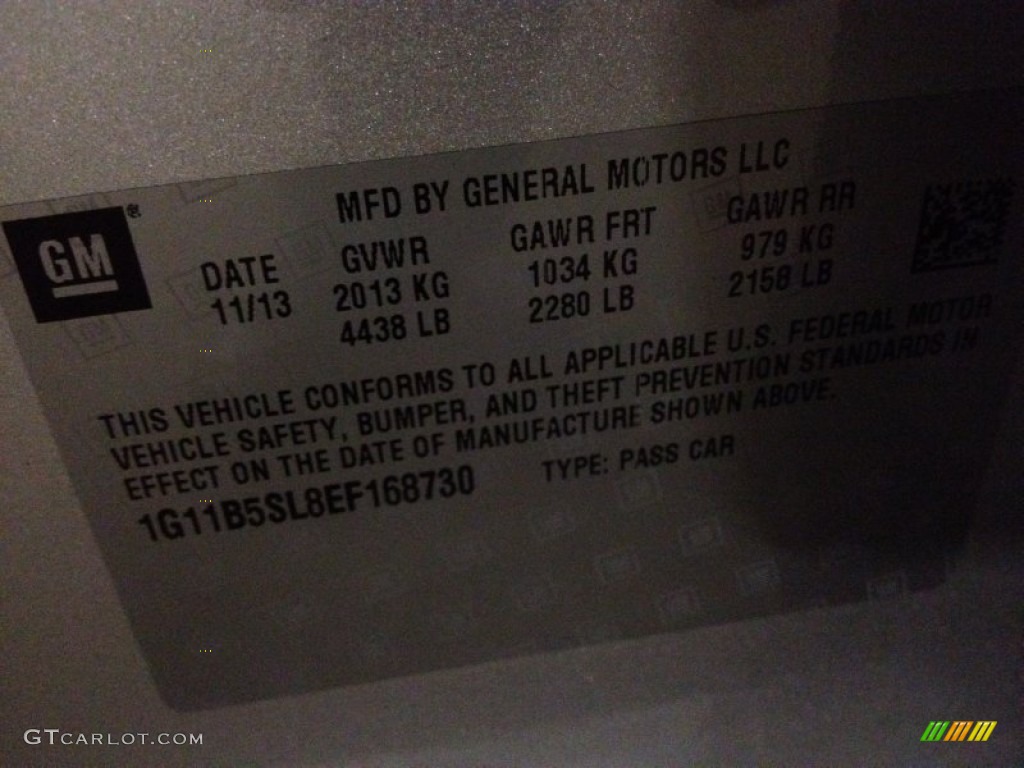 2014 Malibu LS - Silver Ice Metallic / Jet Black photo #9