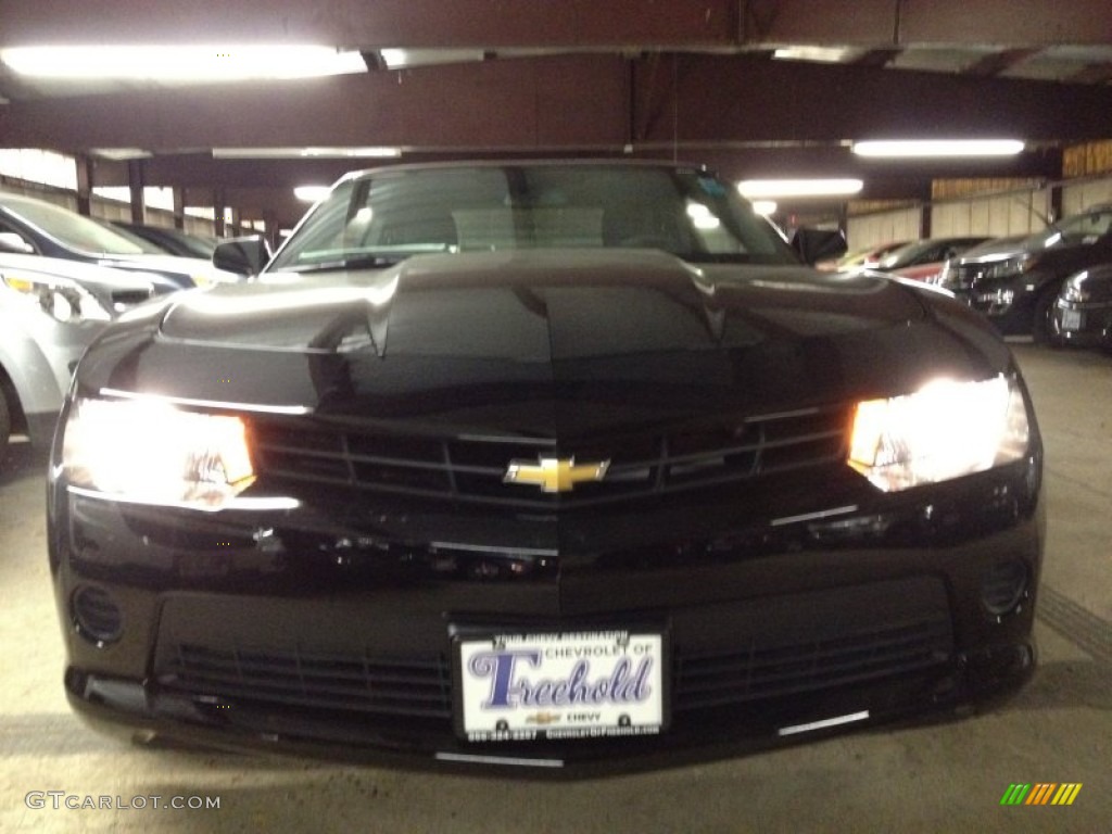 2014 Camaro LS Coupe - Black / Black photo #2