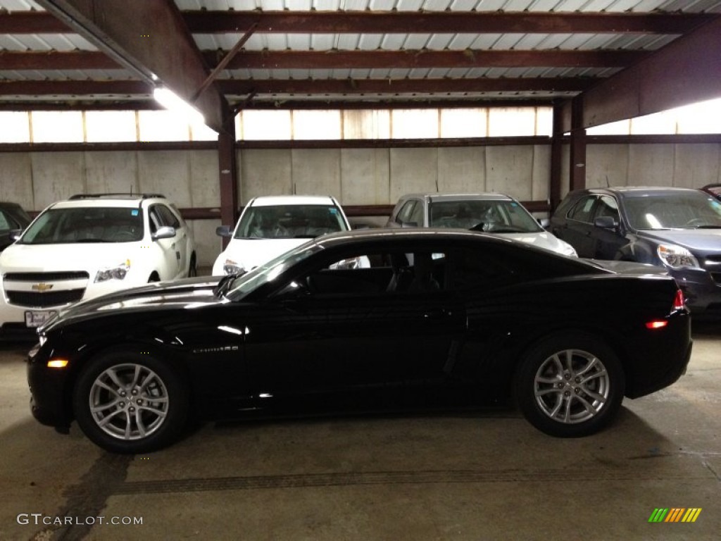 2014 Camaro LS Coupe - Black / Black photo #3