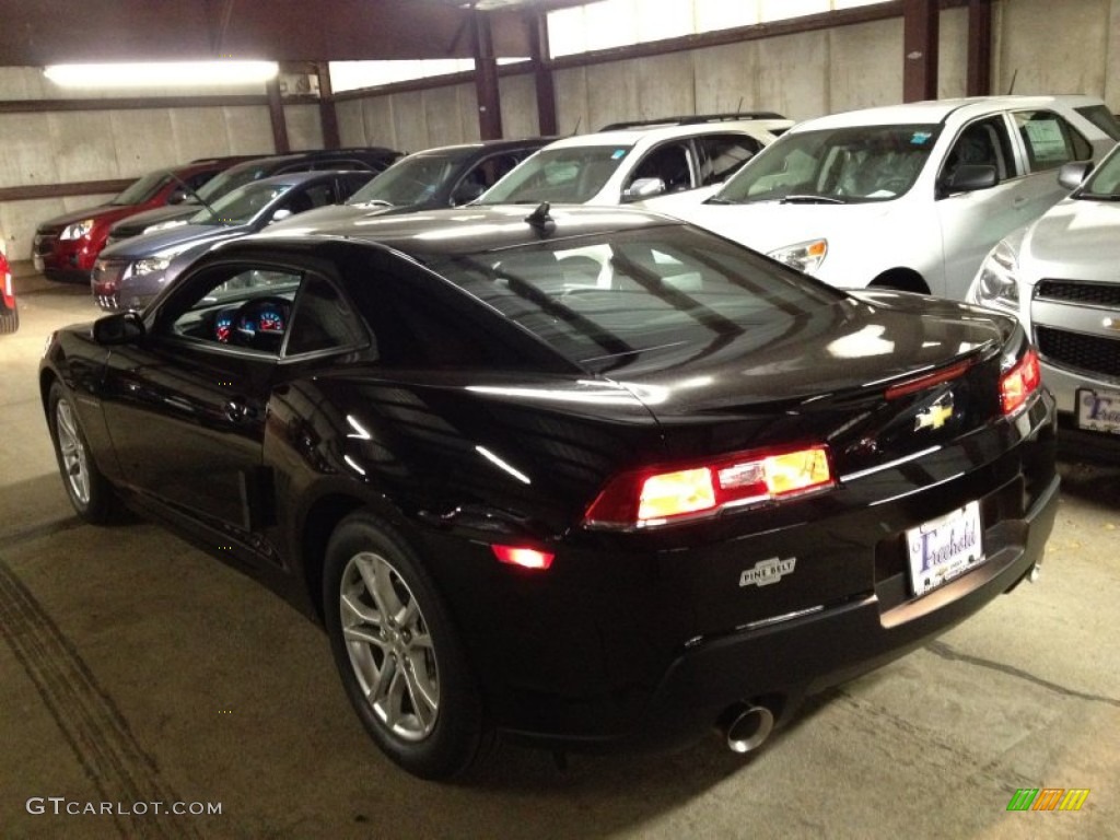 2014 Camaro LS Coupe - Black / Black photo #4