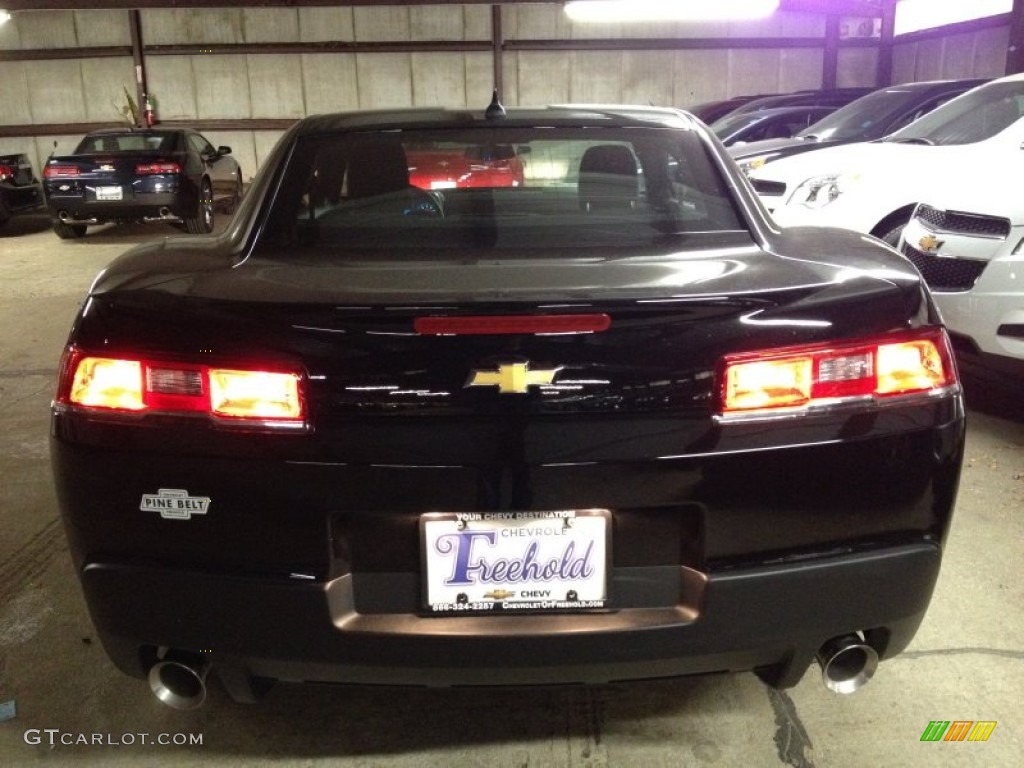2014 Camaro LS Coupe - Black / Black photo #5
