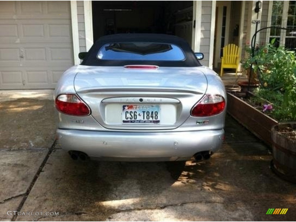 2005 XK XKR Convertible - Platinum Silver Metallic / Charcoal photo #7