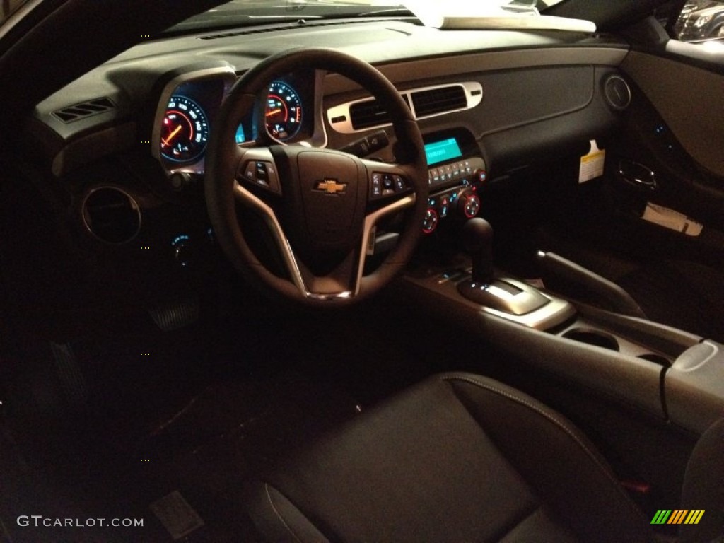 2014 Camaro LS Coupe - Black / Black photo #6