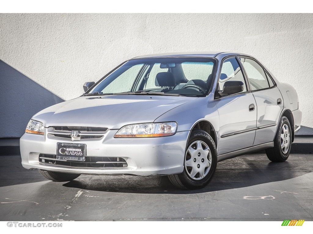 2000 Accord DX Sedan - Satin Silver Metallic / Quartz photo #12