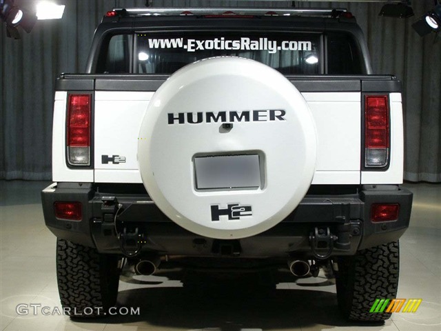 2005 H2 SUT - White / Ebony Black photo #19