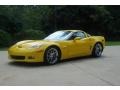 2009 Velocity Yellow Chevrolet Corvette Z06  photo #2