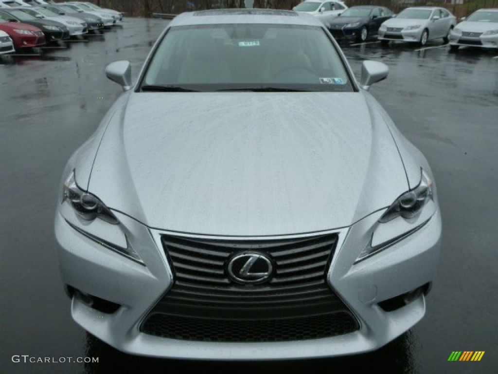 2014 IS 250 AWD - Silver Lining Metallic / Light Gray photo #7