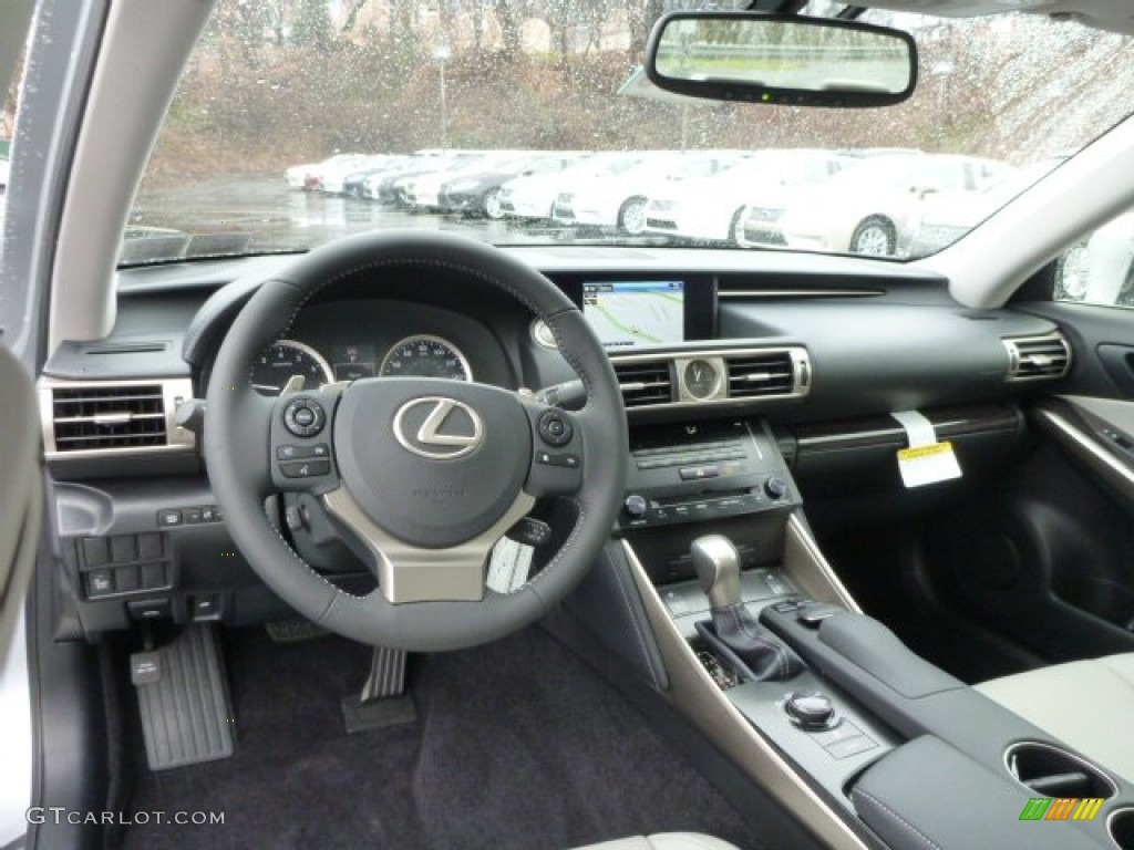2014 IS 250 AWD - Silver Lining Metallic / Light Gray photo #12
