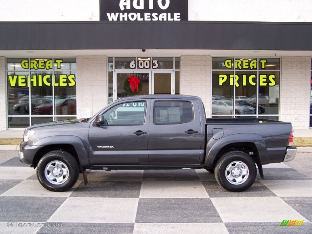 2013 Tacoma V6 SR5 Prerunner Double Cab - Magnetic Gray Metallic / Graphite photo #1