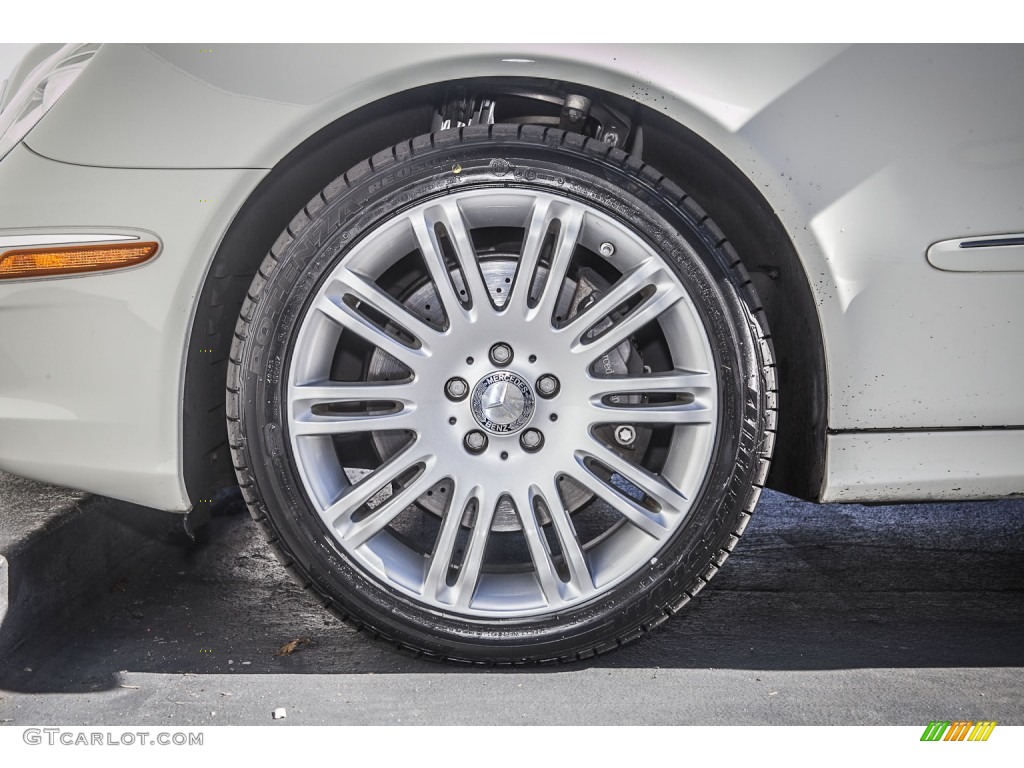 2008 E 550 Sedan - Arctic White / Black photo #8