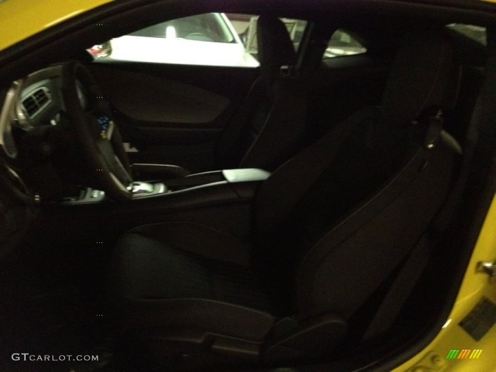 2014 Camaro LS Coupe - Bright Yellow / Black photo #8