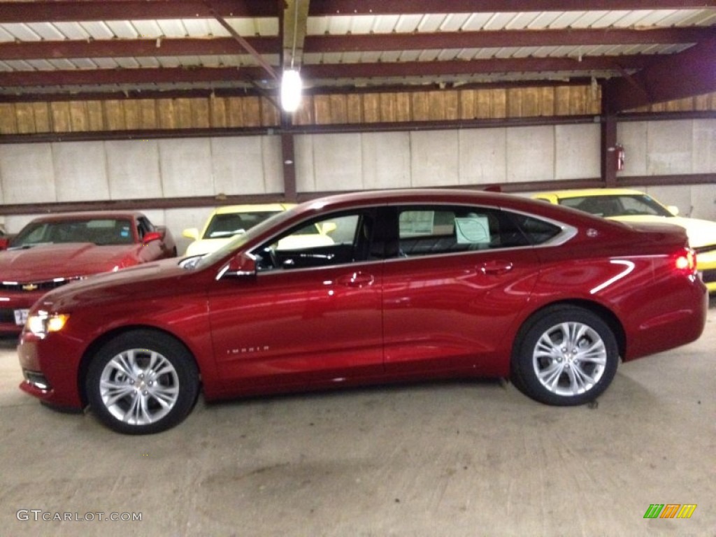2014 Impala LT - Crystal Red Tintcoat / Jet Black photo #3