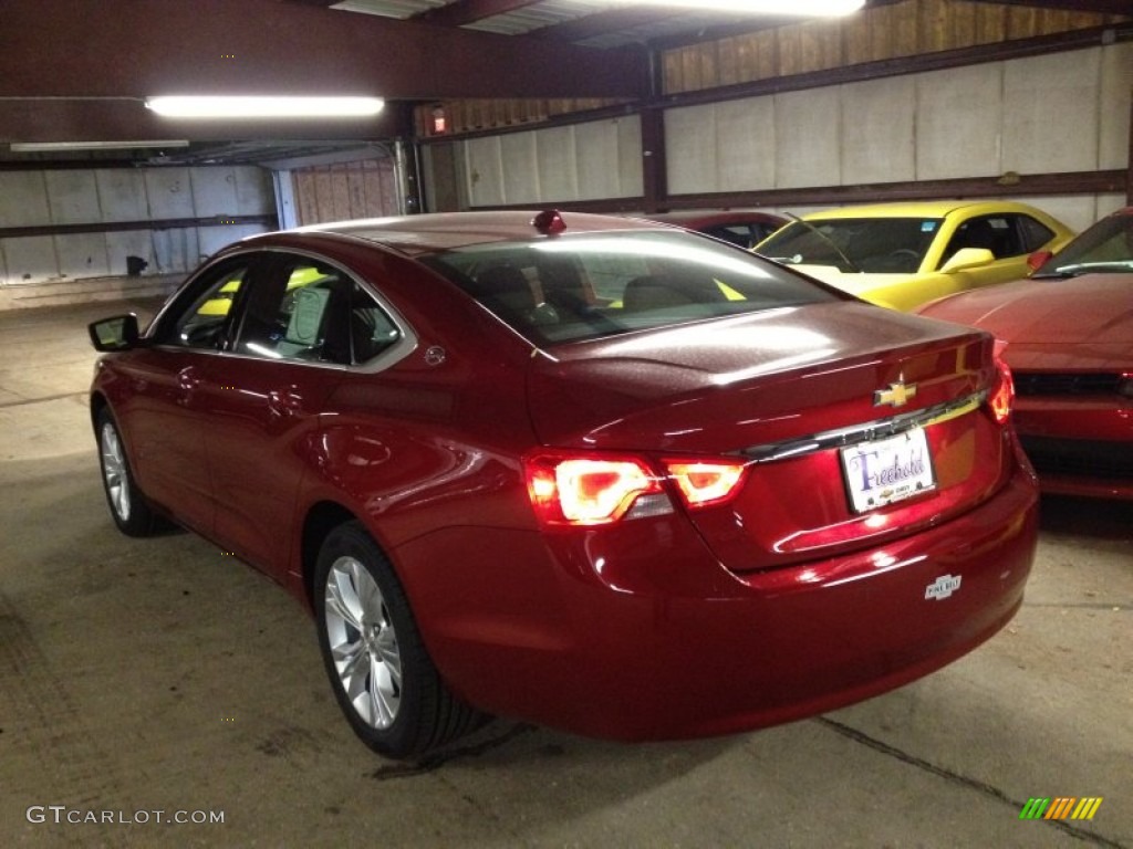 2014 Impala LT - Crystal Red Tintcoat / Jet Black photo #4