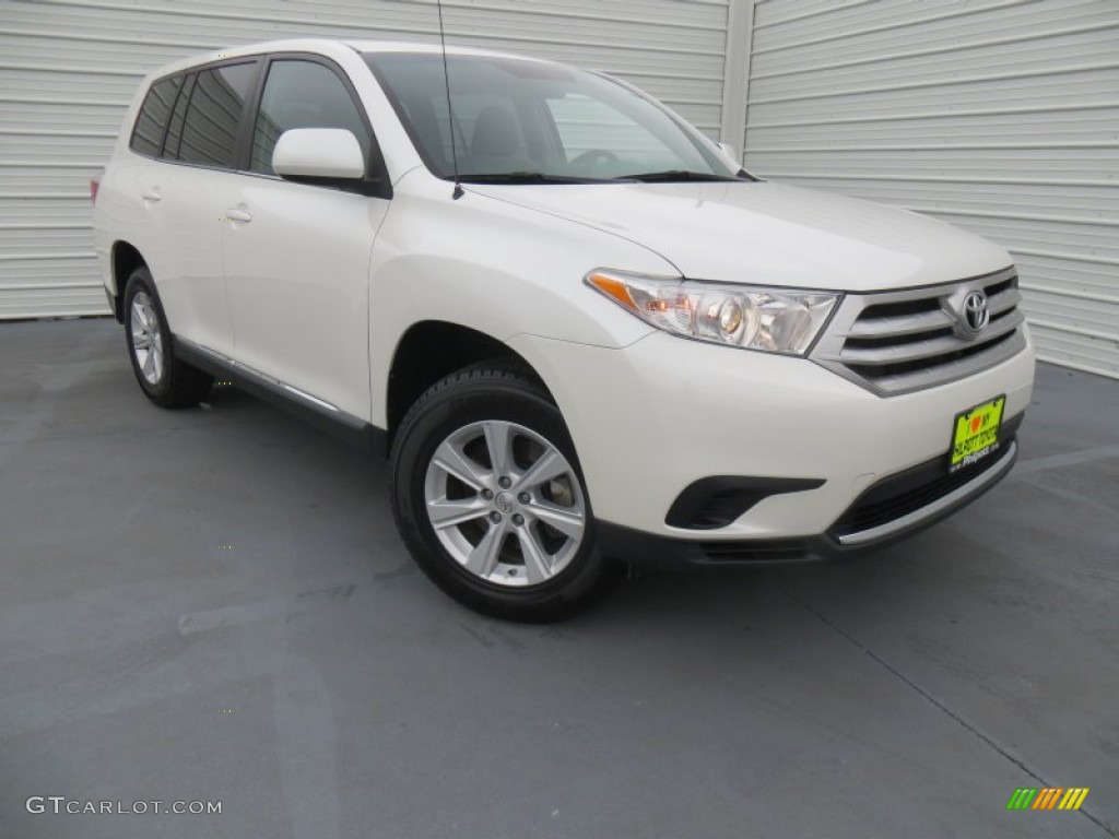 2011 Highlander  - Blizzard White Pearl / Ash photo #1