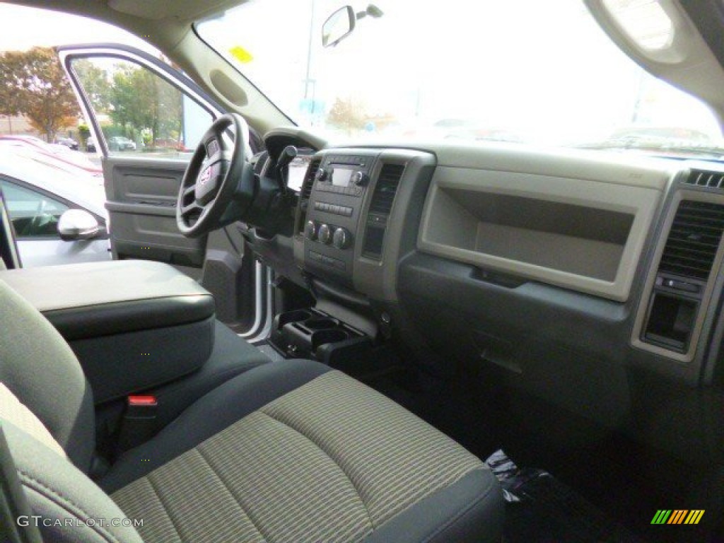 2012 Ram 1500 ST Quad Cab - Bright White / Dark Slate Gray/Medium Graystone photo #13