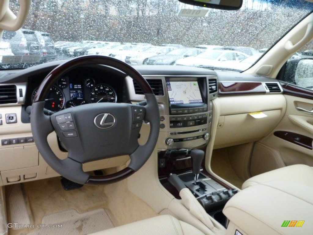 Parchment Interior 2014 Lexus LX 570 Photo #88536233