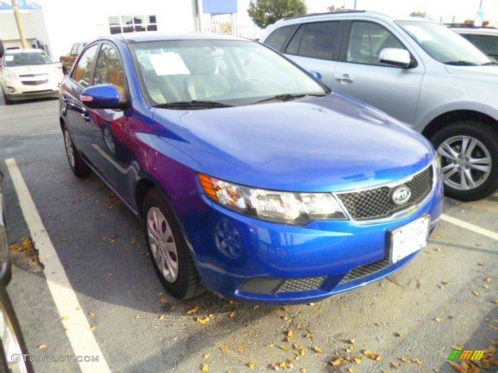 2010 Forte EX - Corsa Blue / Stone photo #3