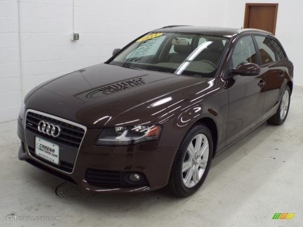 2011 A4 2.0T quattro Avant - Teak Brown Metallic / Cardamom Beige photo #14