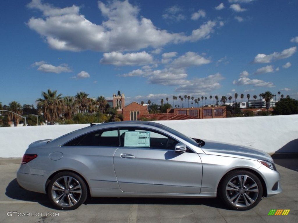 2014 E 350 Coupe - Iridium Silver Metallic / Black photo #3