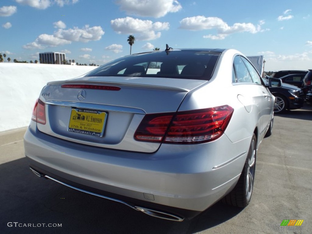 2014 E 350 Coupe - Iridium Silver Metallic / Black photo #4