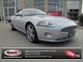 Liquid Silver Metallic 2007 Jaguar XK XK8 Convertible