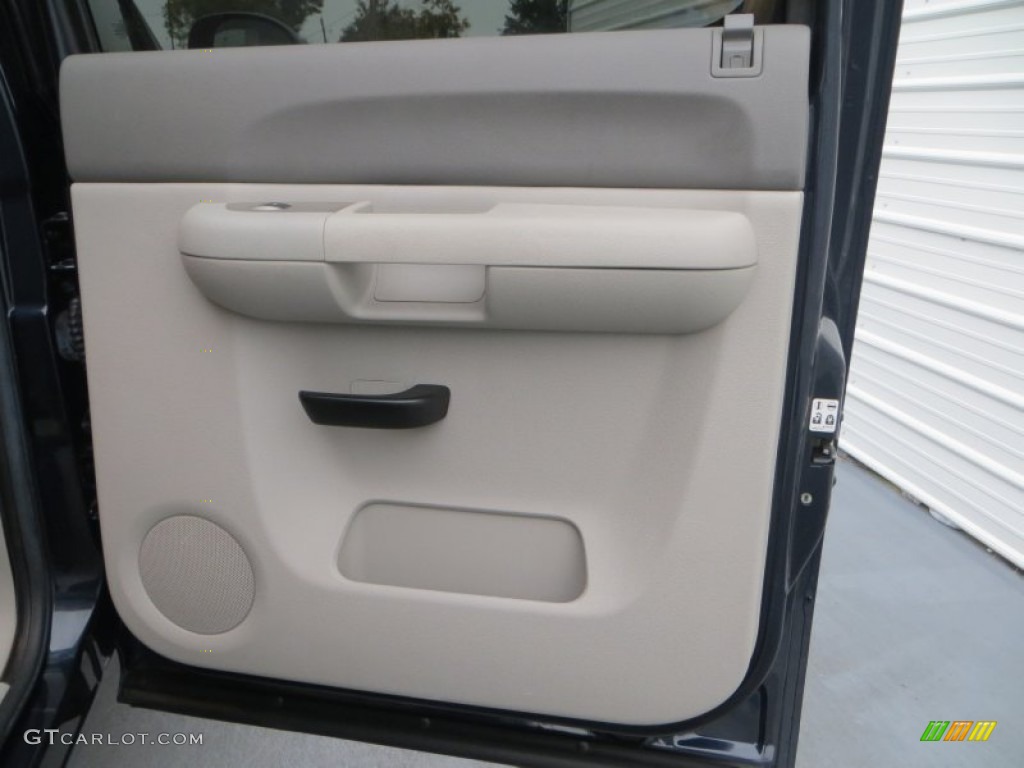 2007 Sierra 1500 SLE Crew Cab - Deep Blue Metallic / Dark Titanium/Light Titanium photo #24